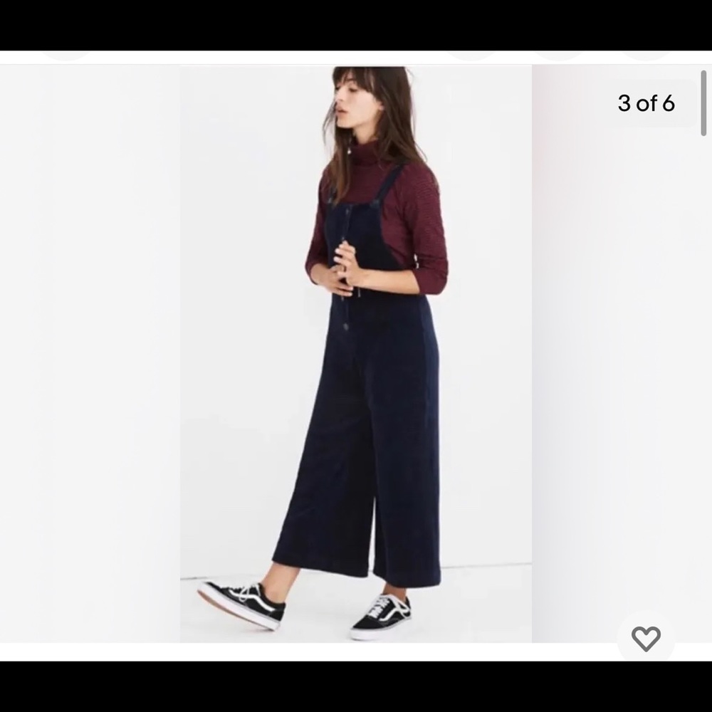 NWT Madewell corduroy overalls